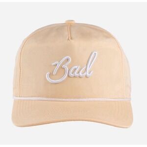 NEW Bad Birdie Hat Cap Snap Back Apricot Orange Rope Golf Mens Performance Adult